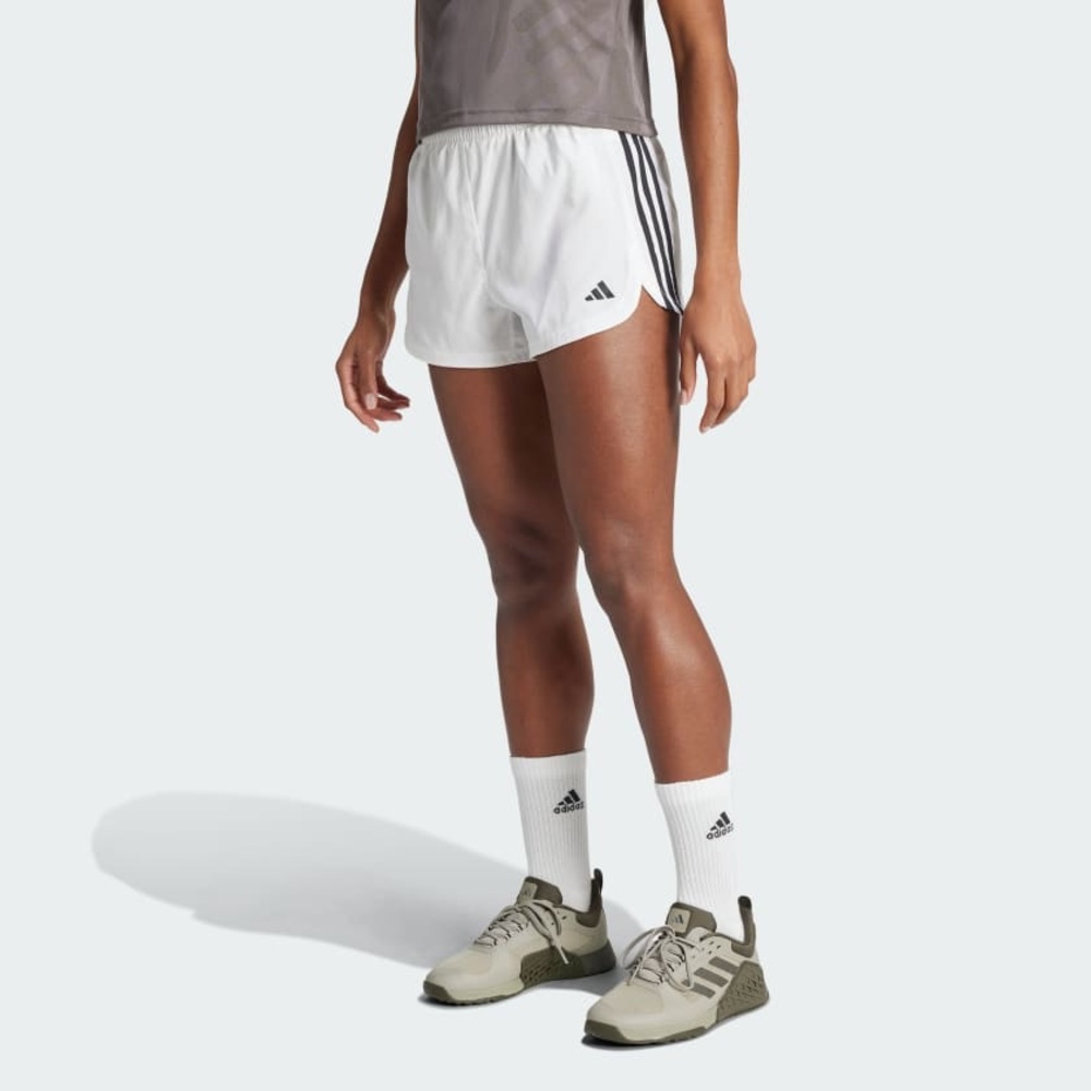 NWT Adidas Women's Shorts Medium White AEROREADY Soccer Active Gym Running